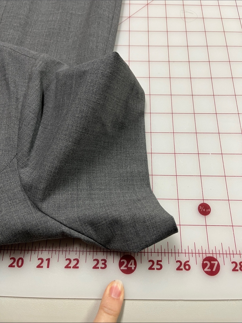 TALBOTS Career Travel Worship Luxe Wool Sht. SLV Grey Box Pleat Sheath Dress 16W - Picture 15 of 16